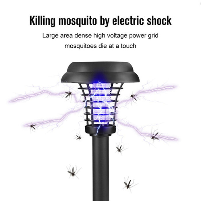 Solar Powered Outdoor LED Mosquito and Bug Zapper_3