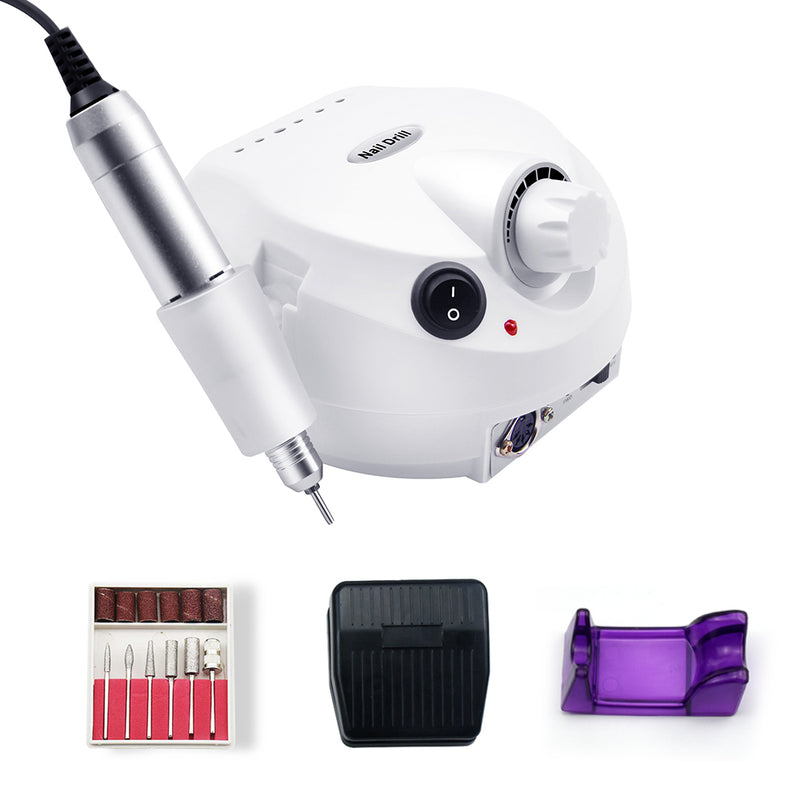 35000/20000 RPM Electric Nail Drill Machine Nail File Drill Set Kit_0