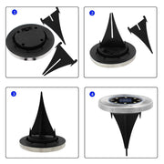Outdoor LED Solar Garden Ground Lights_5