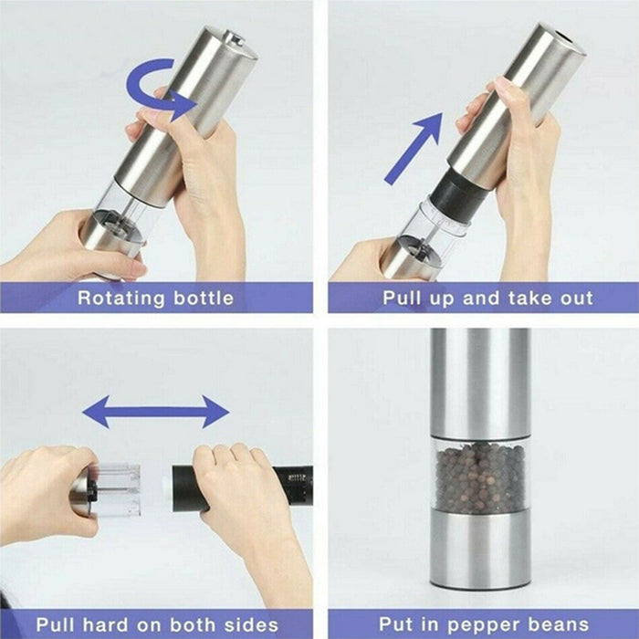 Electric Pepper Grinder Spice Mill and Automatic Grinder_5