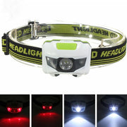 T16 Multi-functional 2+1 Headlight Protection Head-Mounted Flashlight Torch_1