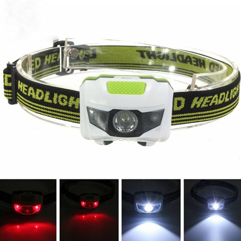 T16 Multi-functional 2+1 Headlight Protection Head-Mounted Flashlight Torch_1