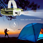T16 Multi-functional 2+1 Headlight Protection Head-Mounted Flashlight Torch_6