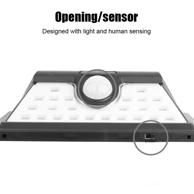 Solar Powered 32LED Body Induction Motion Sensor Outdoor Wall Light_9