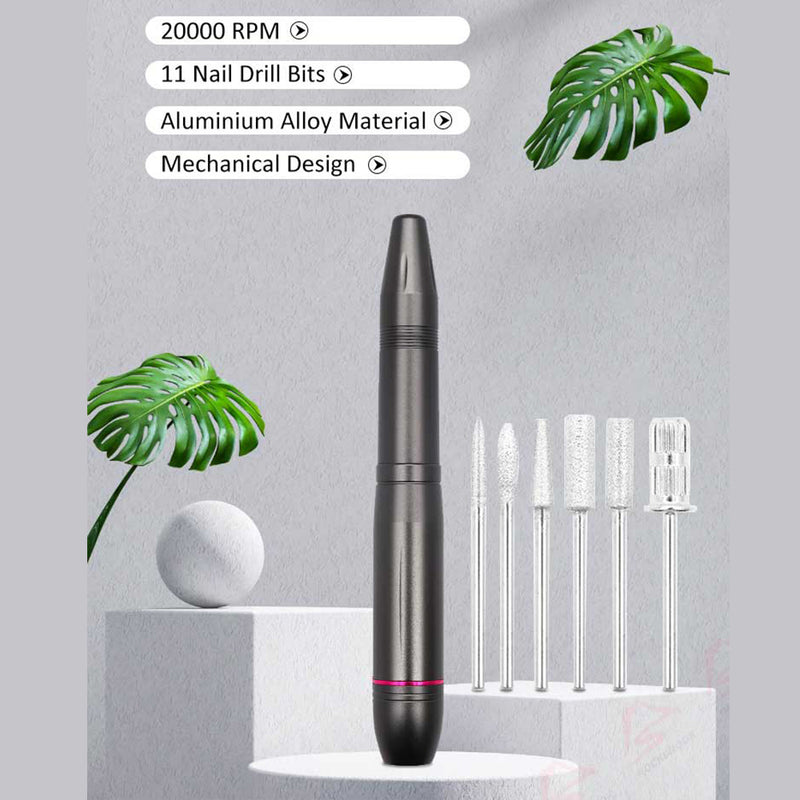 Electric Nail File Manicure and Pedicure Acrylic Nail Drill Set_9