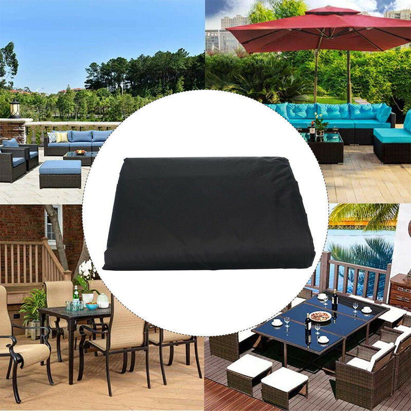 Waterproof Polyester Outdoor Furniture Protective Cover in 5 Sizes_2