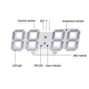 Digital Modern Plugged-in 3D LED Wall and Alarm Clock_4