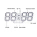 Digital Modern Plugged-in 3D LED Wall and Alarm Clock_4