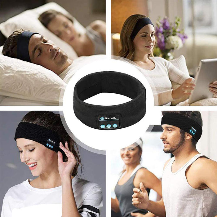 Musical Bluetooth Exercising Rechargeable Sleeping Headband_7