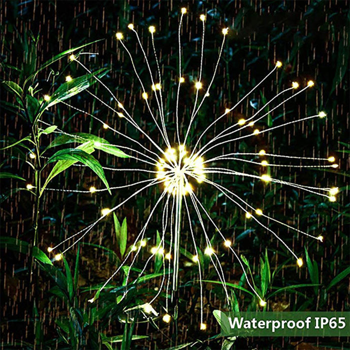 120 LED Solar Powered Outdoor Sparkling Fireworks LED Lights_3