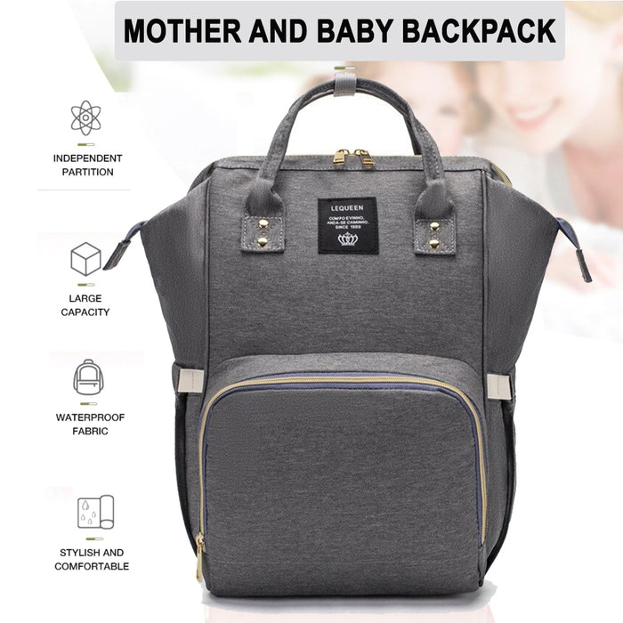 Large Capacity Maternity Travel Backpack with USB Charging Port_4