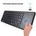 78 Keys 2.4G Wireless Mini Touch Keyboard with Touchpad and Mouse Pad_9