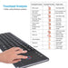 78 Keys 2.4G Wireless Mini Touch Keyboard with Touchpad and Mouse Pad_5