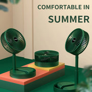Mini Foldable USB Rechargeable Desk Fan Portable Telescopic Fan_10