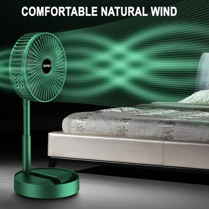 Mini Foldable USB Rechargeable Desk Fan Portable Telescopic Fan_14