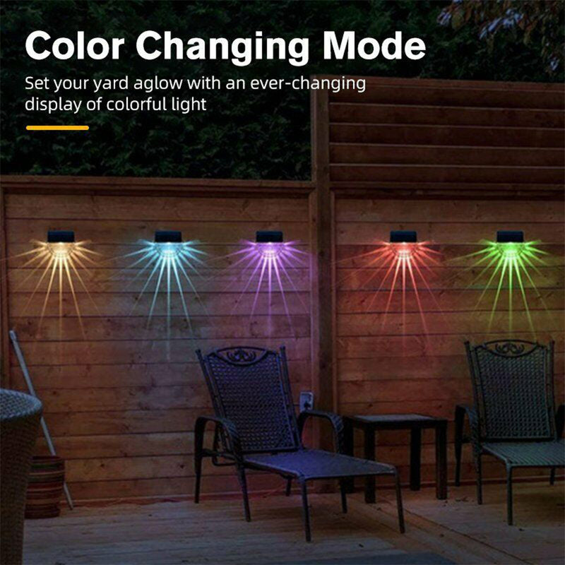 4-pc Outdoor Solar LED Deck Light Garden Decoration Wall and Step Light_9