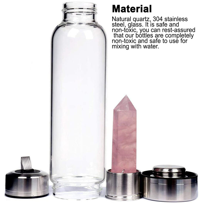 Crystal Infused Natural Gemstone Water Bottle Gem Infused Bottle_12