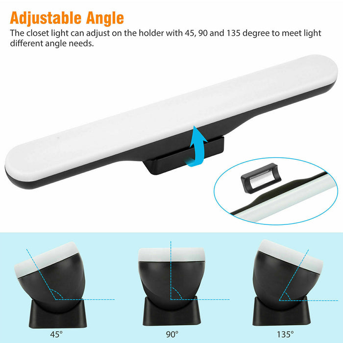 Dimmable LED Magnetic Light Strip Touch Lamp for Reading and Closet_12
