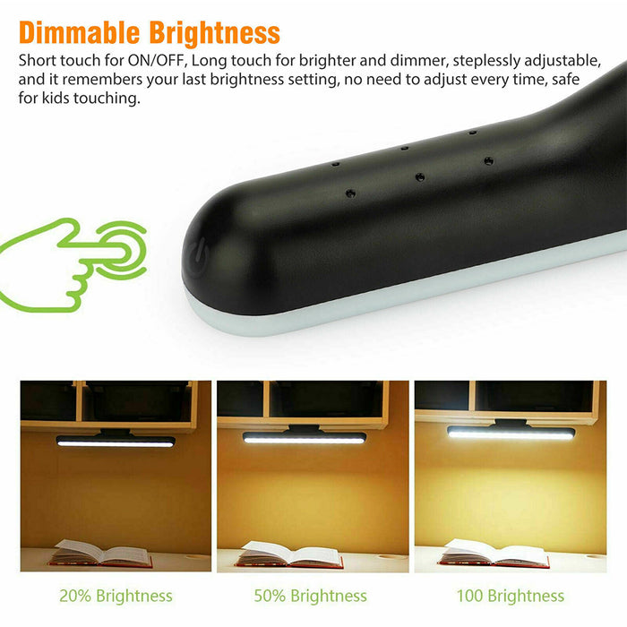Dimmable LED Magnetic Light Strip Touch Lamp for Reading and Closet_13
