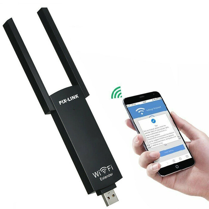 300mbps USB Wireless Wi-Fi Repeater Dual Antenna Signal Booster_5