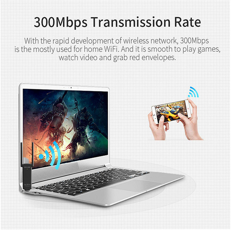 300mbps USB Wireless Wi-Fi Repeater Dual Antenna Signal Booster_10
