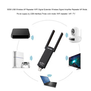 300mbps USB Wireless Wi-Fi Repeater Dual Antenna Signal Booster_2