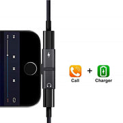 T- Shaped Dual Port Headset and Charger Splitter for Apple iPhone_13