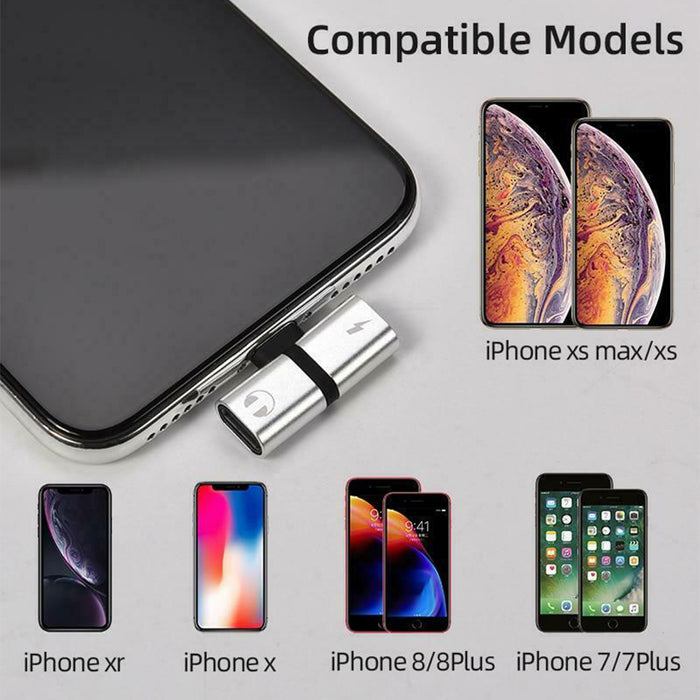 T- Shaped Dual Port Headset and Charger Splitter for Apple iPhone_2