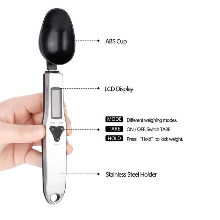 Digital Kitchen Spoon with LCD Display for Dry and Liquid Ingredients_7
