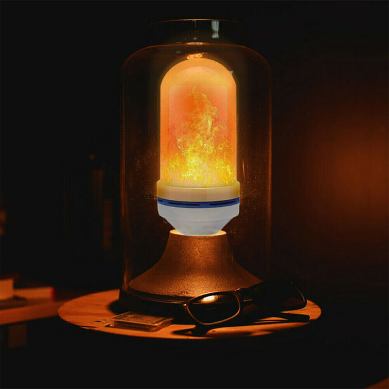 E27 Base Flame Light LED Decorative Unique Flickering Light Bulb_8