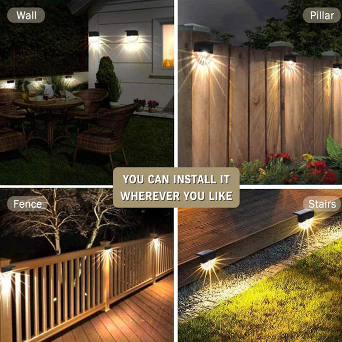 Outdoor Solar LED Deck Light Garden Decoration Wall and Step Light_6