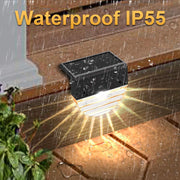 Outdoor Solar LED Deck Light Garden Decoration Wall and Step Light_11