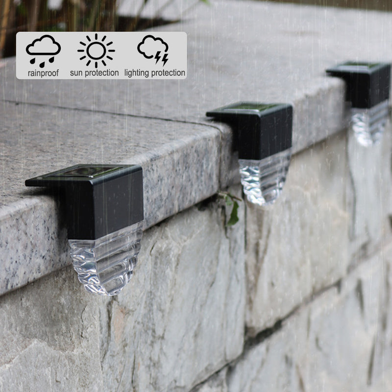 Outdoor Solar LED Deck Light Garden Decoration Wall and Step Light_12
