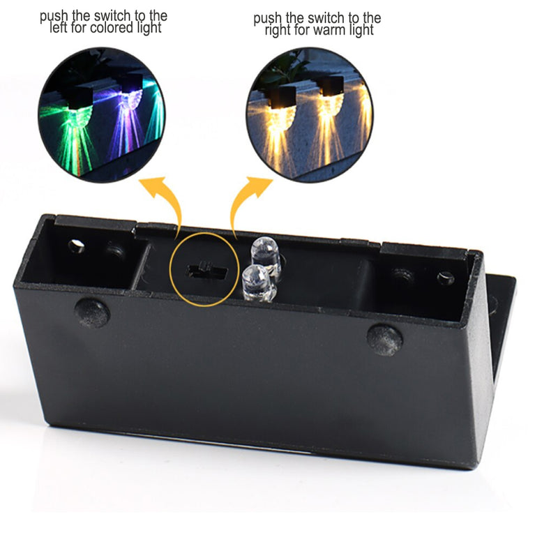 Outdoor Solar LED Deck Light Garden Decoration Wall and Step Light_3