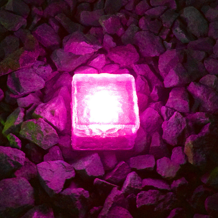 Solar Powered Multi-Color Light Up LED Light Cubes with Switch_22