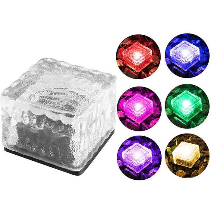 Solar Powered Multi-Color Light Up LED Light Cubes with Switch_10