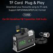 QC3.0 Car Charger Mp3 Player Handsfree FM Transmitter_9