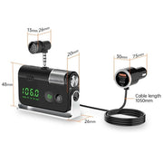 QC3.0 Car Charger Mp3 Player Handsfree FM Transmitter_3