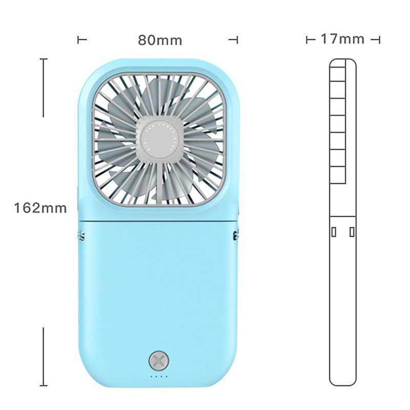 3 Speed Foldable USB Rechargeable Handheld Fan_9