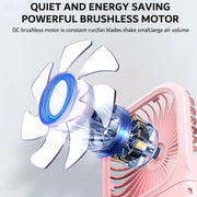 3 Speed Foldable USB Rechargeable Handheld Fan_10