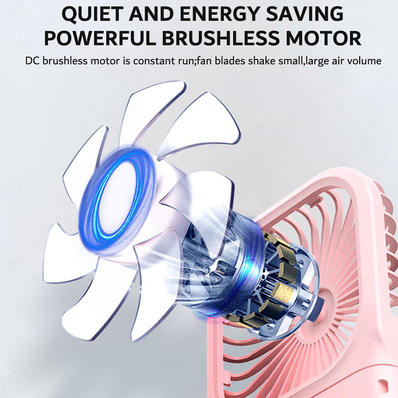 3 Speed Foldable USB Rechargeable Handheld Fan_10