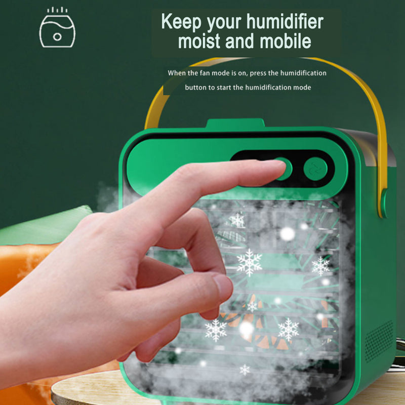 Rechargeable Portable Cooling Fan Mini Desktop Air Cooler_10