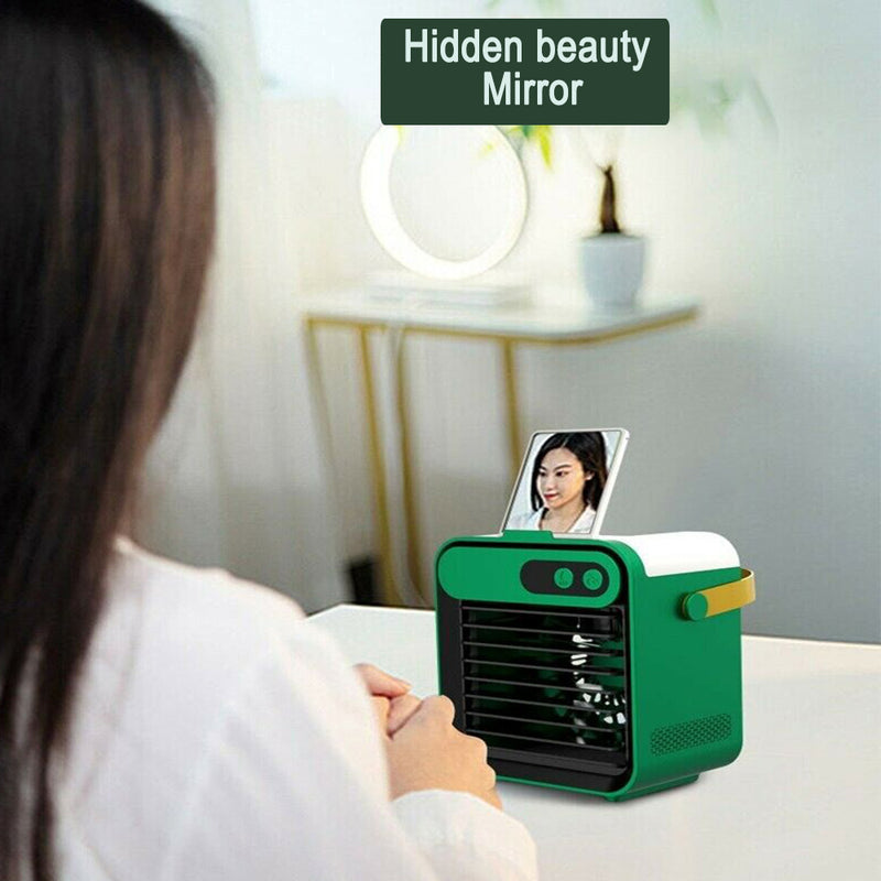 Rechargeable Portable Cooling Fan Mini Desktop Air Cooler_12