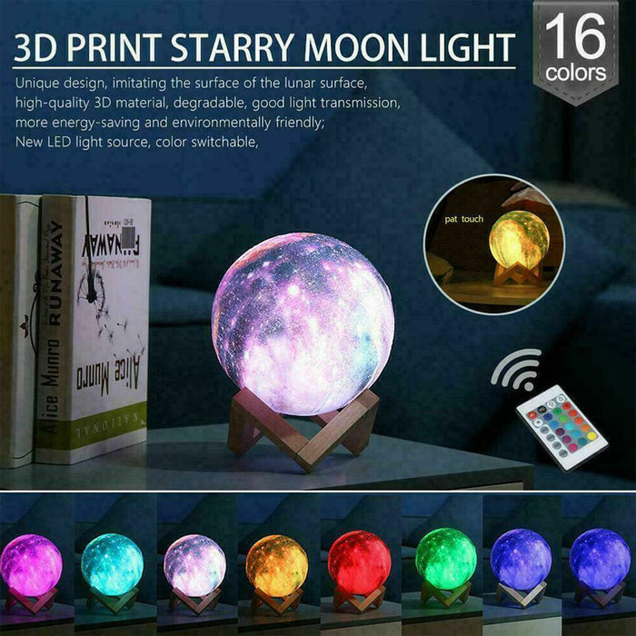 Moon Light Starry Sky Night Lamp for Children’s Bedroom with Remote_9