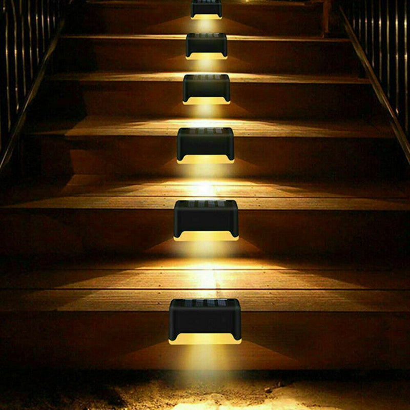 LED Light Solar Powered Staircase Step Light for Outdoor Use_15
