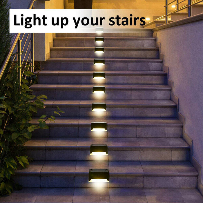 LED Light Solar Powered Staircase Step Light for Outdoor Use_17