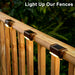 LED Light Solar Powered Staircase Step Light for Outdoor Use_4
