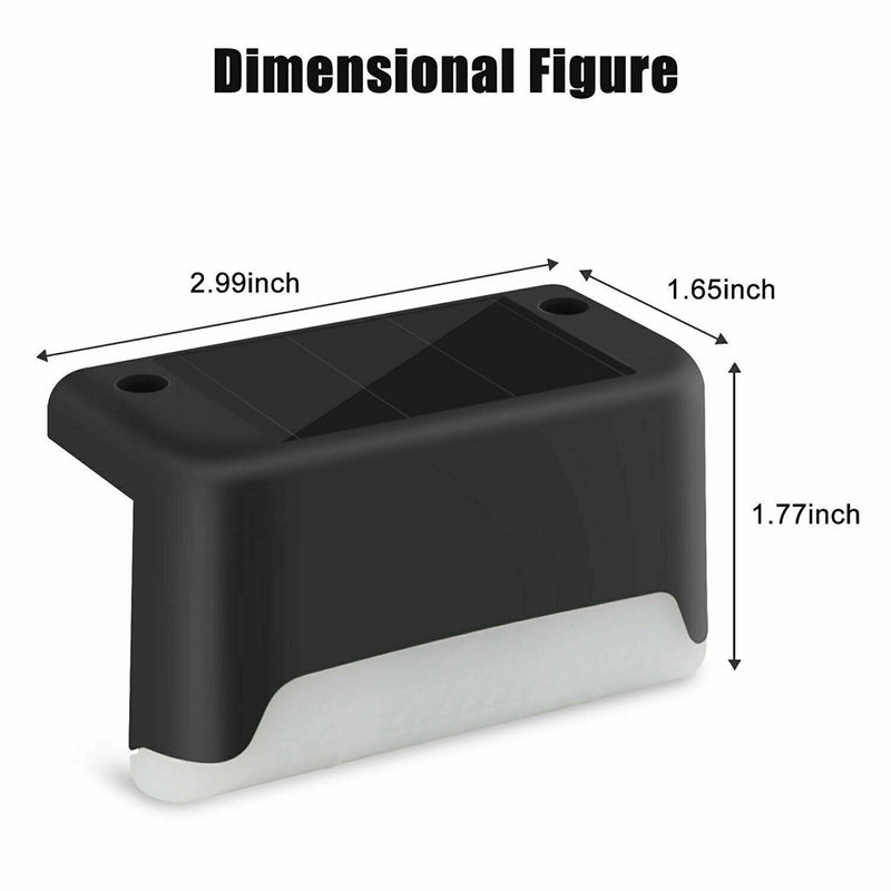 LED Light Solar Powered Staircase Step Light for Outdoor Use_7