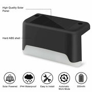 LED Light Solar Powered Staircase Step Light for Outdoor Use_9