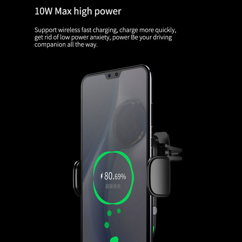 15 W Fast Wireless Car Mobile Phone Holder and QI Charger_5